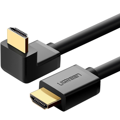 유그린 U-10172 4K 30Hz HDMI 1.4 케이블 1m (아래쪽 꺾임)