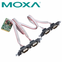 MOXA CP-104N-T Mini PCI Express 4포트 RS232 시리얼카드