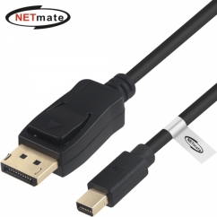강원전자 넷메이트 NM-MDP142B mini DisplayPort to DisplayPort 1.4 케이블 2m