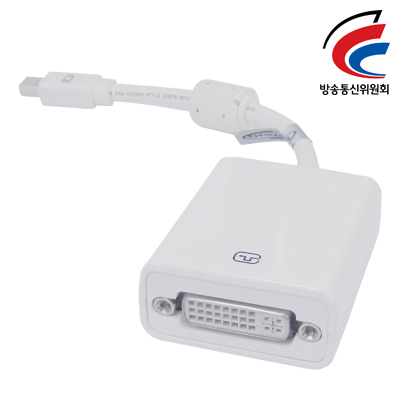 Mini DisplayPort to DVI 젠더(White) [DC-D3]