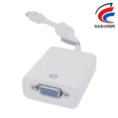 Mini DisplayPort to VGA 젠더(White) [DC-V3]