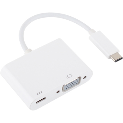 USB3.1 Type C to VGA(RGB) + 충전 컨버터(무전원/Alternate Mode) [NM-CV11]