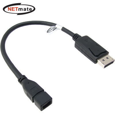 NETmate Mini DisplayPort to DisplayPort 케이블 젠더 0.25m [CH62]