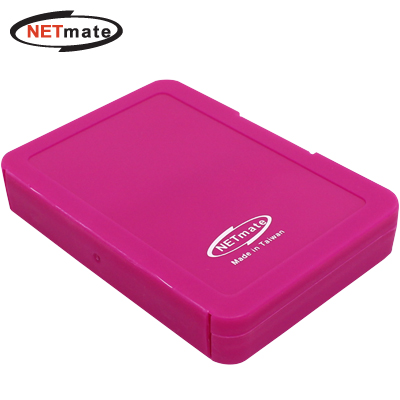 NETmate MicroSD+SD 메모리카드 케이스(4매/레드) [GK45]