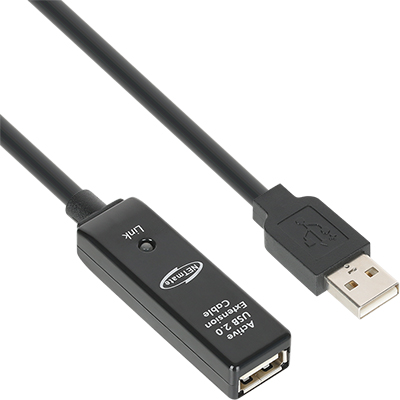 강원전자 넷메이트 CBL-203-5M USB2.0 무전원 리피터 5m