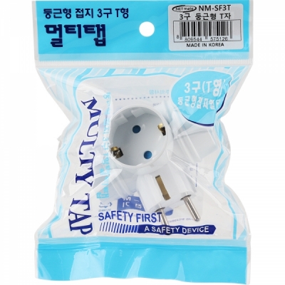 강원전자 넷메이트 SAFE 멀티탭 3구 접지 T형