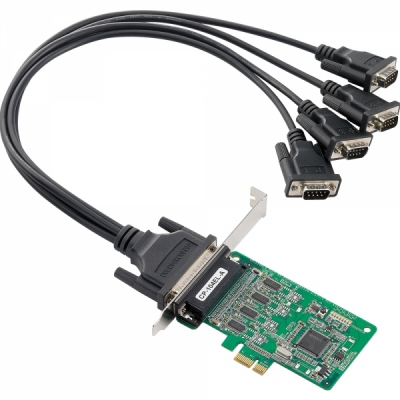 MOXA 4포트 PCI Express 시리얼카드(슬림PC겸용)