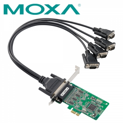 MOXA 4포트 PCI Express 시리얼카드(슬림PC겸용)