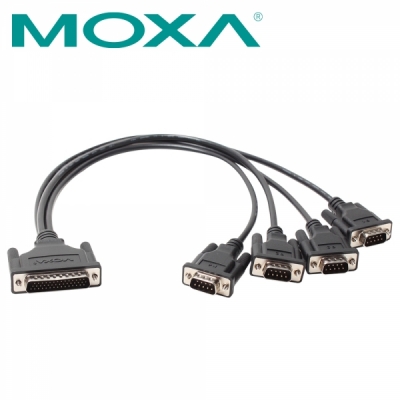 MOXA 4포트 시리얼카드 케이블 0.5m