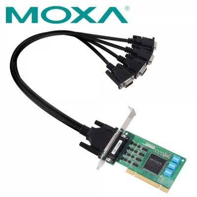 MOXA PCI 4포트 RS232/422/485 시리얼카드(슬림PC겸용)