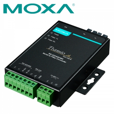 MOXA RS232/422/485 시리얼 광 컨버터(SC/싱글/40Km)