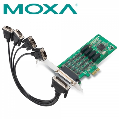 MOXA 4포트 PCI Express RS232/422/485 시리얼카드