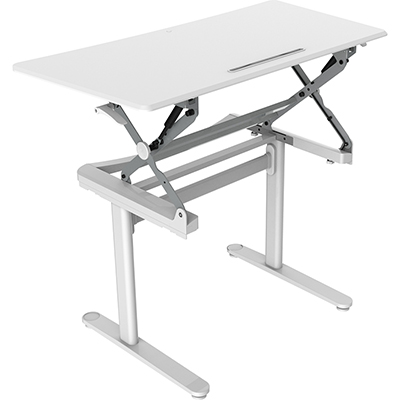 강원전자 넷메이트 NMA-LT101SDW 스탠딩 데스크(1190x590x750~1100mm/화이트)