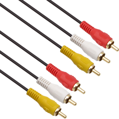 강원전자 넷메이트 RCA 3선 케이블(2.8mm) 10m