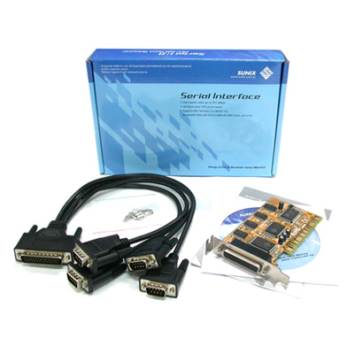 강원전자 넷메이트 4포트 PCI 시리얼카드(SUN)(슬림PC)
