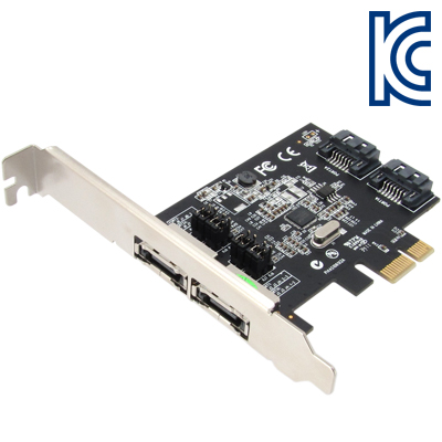 NETmate A-480 SATA3(eSATA) 2포트 PCI Express 카드(Asmedia)(슬림PC겸용)