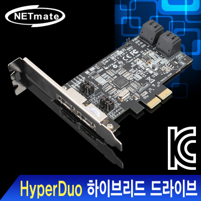강원전자 넷메이트 HyperDuo SATA3 PCI Express 카드(Marvell)(슬림PC겸용)