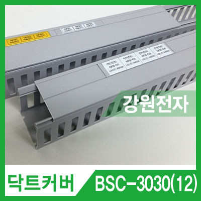 배선닥트 BSC-3030(12) 30시리즈 12mm 라벨용 커버(그레이)