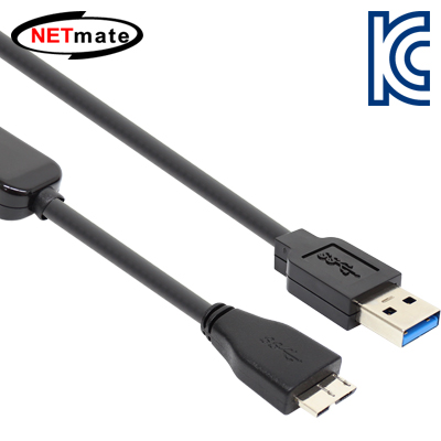 강원전자 넷메이트 USB3.0 AM-MicroB 리피터 5m