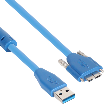 강원전자 넷메이트 CBL-HFD302MBS-15M USB3.0 High-Flex AM-MicroB(Lock) 리피터 15m