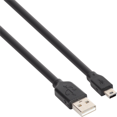 강원전자 넷메이트 USB2.0 High-Flex AM-Mini 5핀 케이블 3m CBL-HFPD203MB-3M