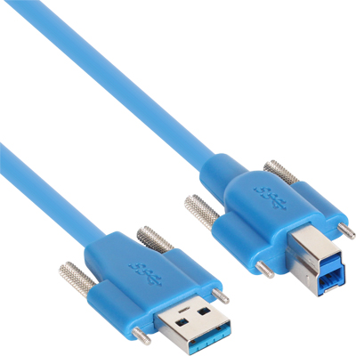 강원전자 넷메이트 USB3.0 High-Flex AM(Lock)-BM(Lock) 케이블 2m