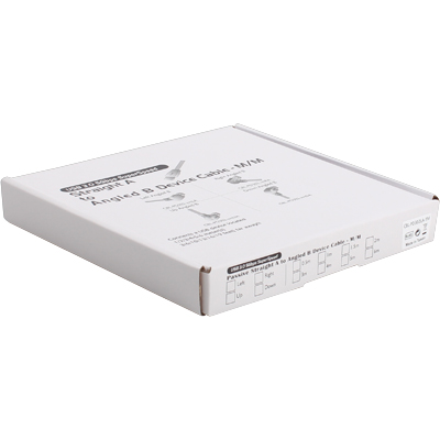 강원전자 넷메이트 USB3.0 AM-BM(왼쪽 꺾임) 케이블 5m