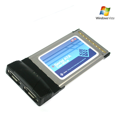 강원전자 넷메이트 ESATA 2포트 PCMCIA 카드(INITIO)