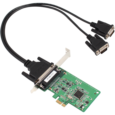 MOXA CP-132EL-DB9M 2포트 PCI Express RS422/485 시리얼카드(슬림PC겸용)