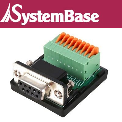 SystemBase(시스템베이스) DB9 Female to Terminal Block(터미널 블록) / CS-99F