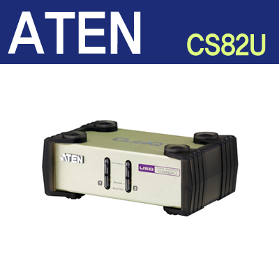 ATEN 2포트 PS/2-USB KVM 스위치 [CS82U]