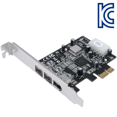 강원전자 넷메이트 F-301N IEEE1394A+B PCI Express 카드(TI)(슬림PC겸용)