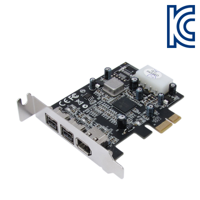 강원전자 넷메이트 F-301N IEEE1394A+B PCI Express 카드(TI)(슬림PC겸용)