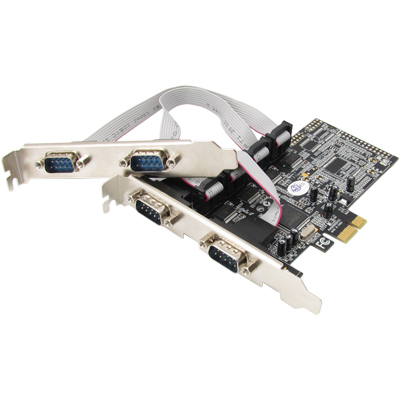 강원전자 넷메이트 4포트 PCI Express 시리얼카드(MOS)(슬림PC겸용)