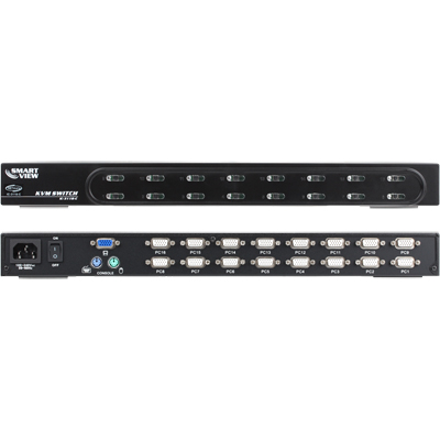 강원전자 넷메이트 IC-3116-C COMBO RGB KVM 16:1 스위치(PS/2, OSD)