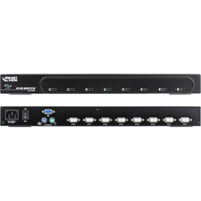 강원전자 넷메이트 IC-318-C COMBO RGB KVM 8:1 스위치(PS/2, OSD)