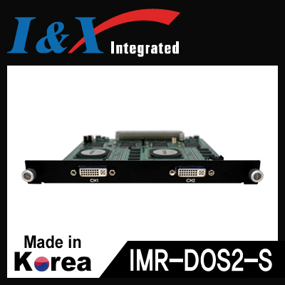 I&X(아이앤엑스) IMR-DOS2-S DVI Scalar 2채널 출력 모듈