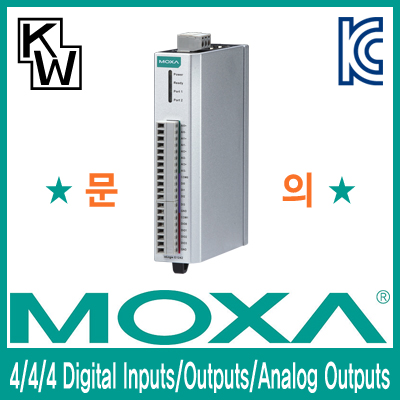 MOXA(모싸) ioLogik E1242 원격 I/O 제어기(4 Digital Inputs, 4 Digital Outputs, 4 Analog Outputs)