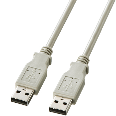 강원전자 산와서플라이 KB-USB-A1K2 USB2.0 AM-AM 케이블 1m