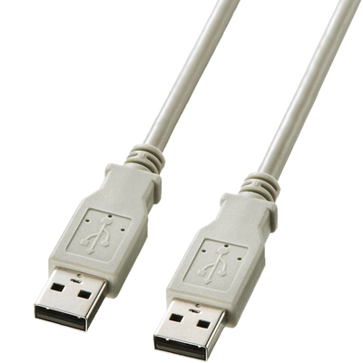 강원전자 산와서플라이 USB2.0 AM-AM 케이블 1m KB-USB-A1K2