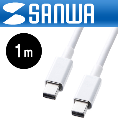 강원전자 산와서플라이 Mini DisplayPort 1.2 케이블 1m