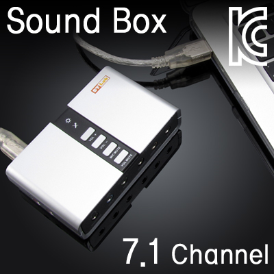 강원전자 넷메이트 7.1채널 USB2.0 사운드 박스(S/PDIF 지원)