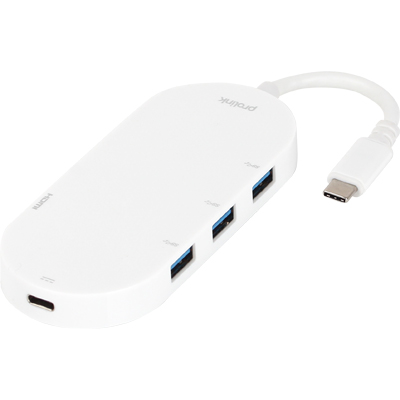 프로링크 MP461 USB3.1 Type C to HDMI + 허브 + 충전 컨버터(무전원/Alternate Mode)