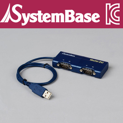 SystemBase(시스템베이스) 2포트 USB 시리얼통신 어댑터, RS422 컨버터, RS485 컨버터