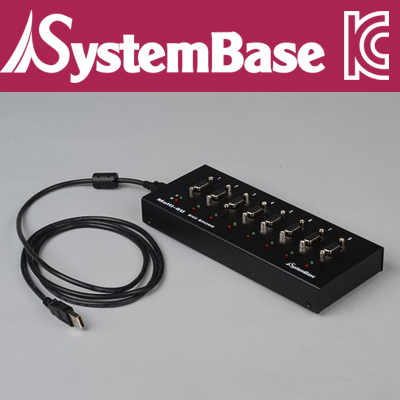 SystemBase(시스템베이스) 8포트 USB 시리얼통신 어댑터, RS232 컨버터 Female