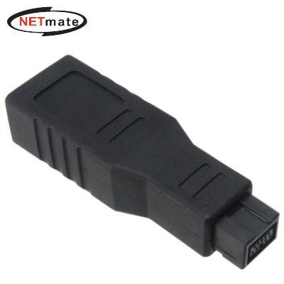 강원전자 넷메이트 IEEE1394 6F to 9M 젠더