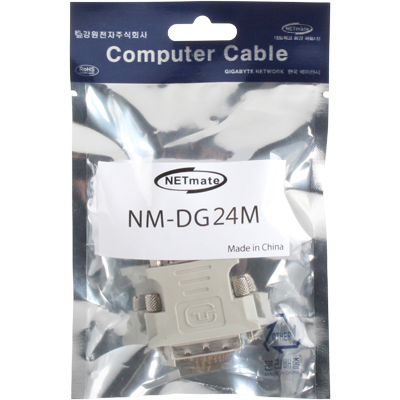 강원전자 넷메이트 NM-DG24M VGA / DVI-I 젠더 (HD15F/DVI-I 24+5M)