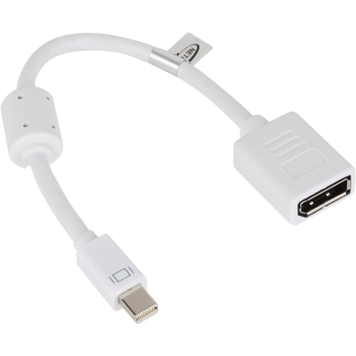 강원전자 넷메이트 NM-DPG04 Mini DisplayPort to DisplayPort 1.2 케이블 젠더(화이트)