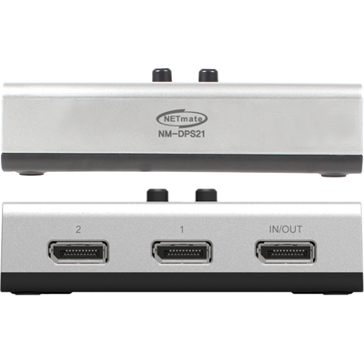 강원전자 넷메이트 DisplayPort 2:1 수동선택기(벽걸이형)
