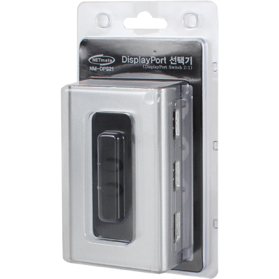 강원전자 넷메이트 DisplayPort 2:1 수동선택기(벽걸이형)